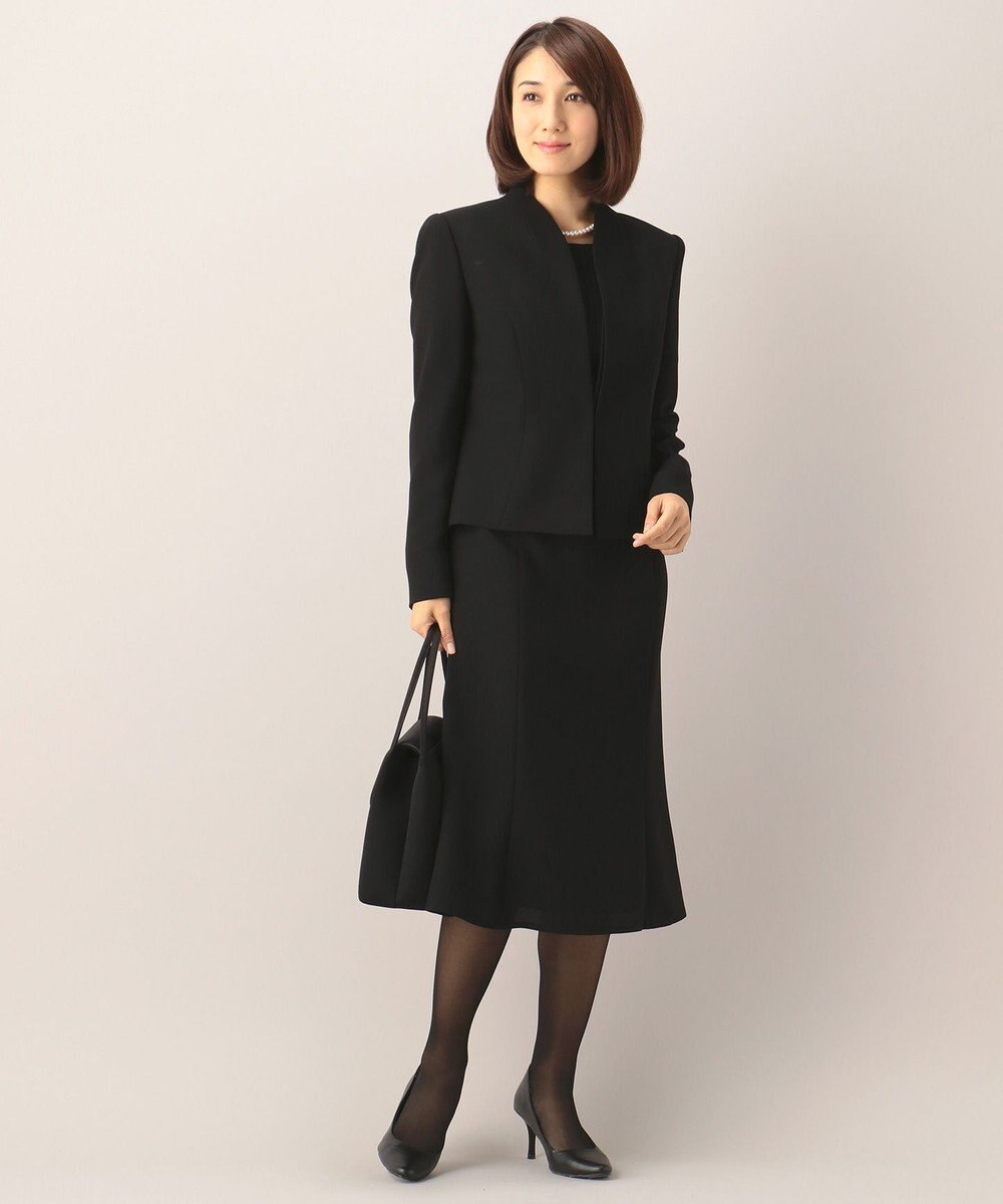 自由区 FORMAL 【前開きワンピース】ネルファータリンググログラン ジャケット+ワンピース 