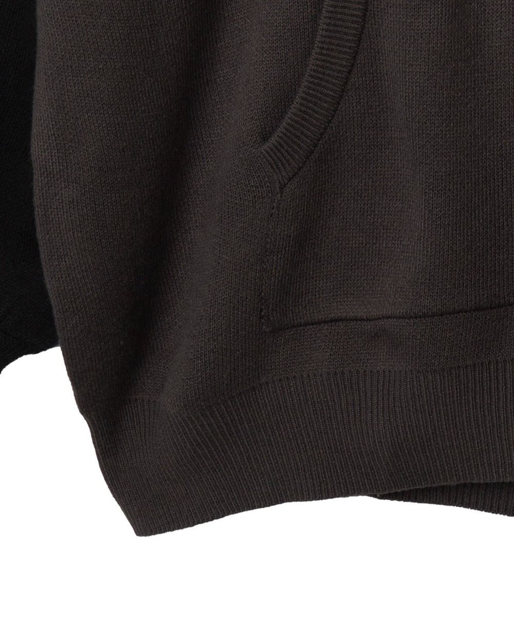 WEGO グラフィックニットパーカー 