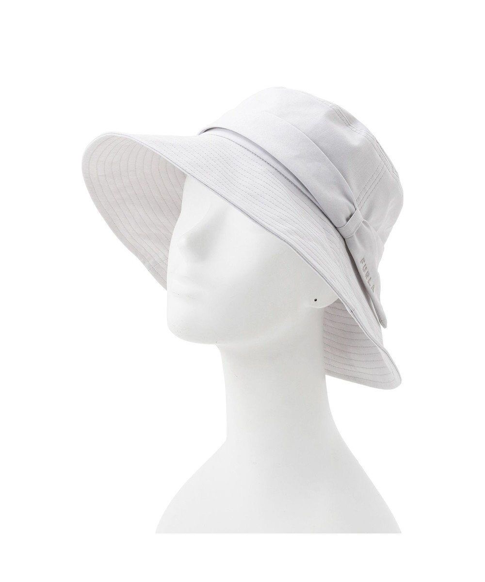 MOONBAT 【洗える】FURLA(フルラ) シャンブレー中つばダウンハット 