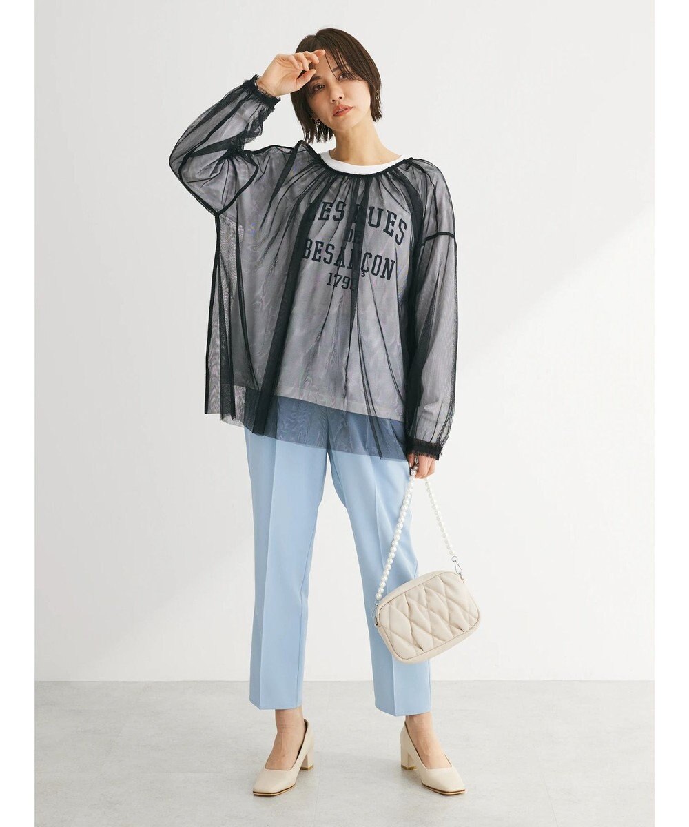 Green Parks きれいシルエットパンツ（とろみテーパード） 