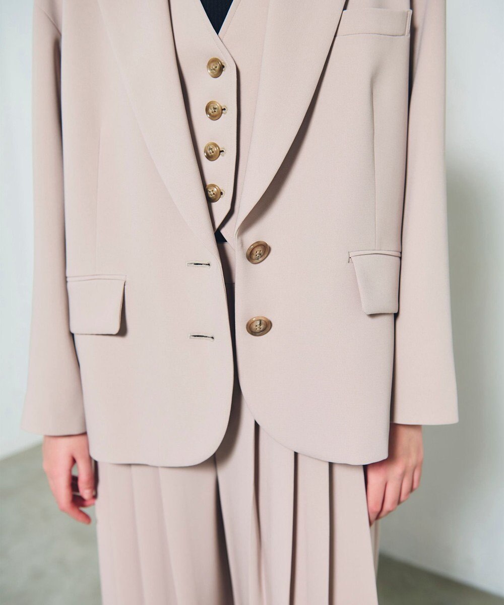 GRACE CONTINENTAL トリアセオーバーサイズジャケット 