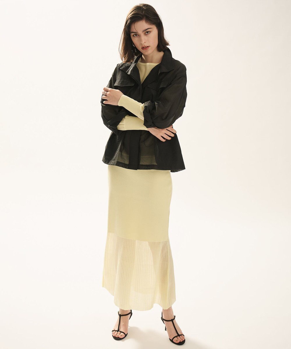 uncrave シアーニット コンビスカート 