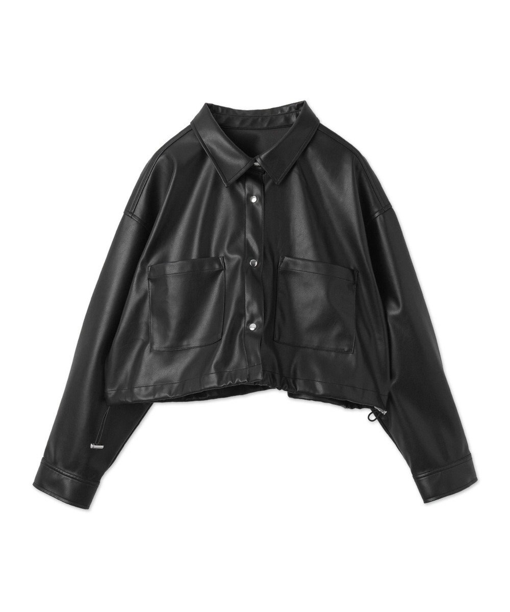 WEGO Fレザードロストショートシャツ 