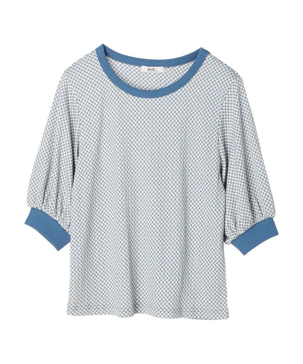 earth music&ecology ギンガムパフＴＥＥ 