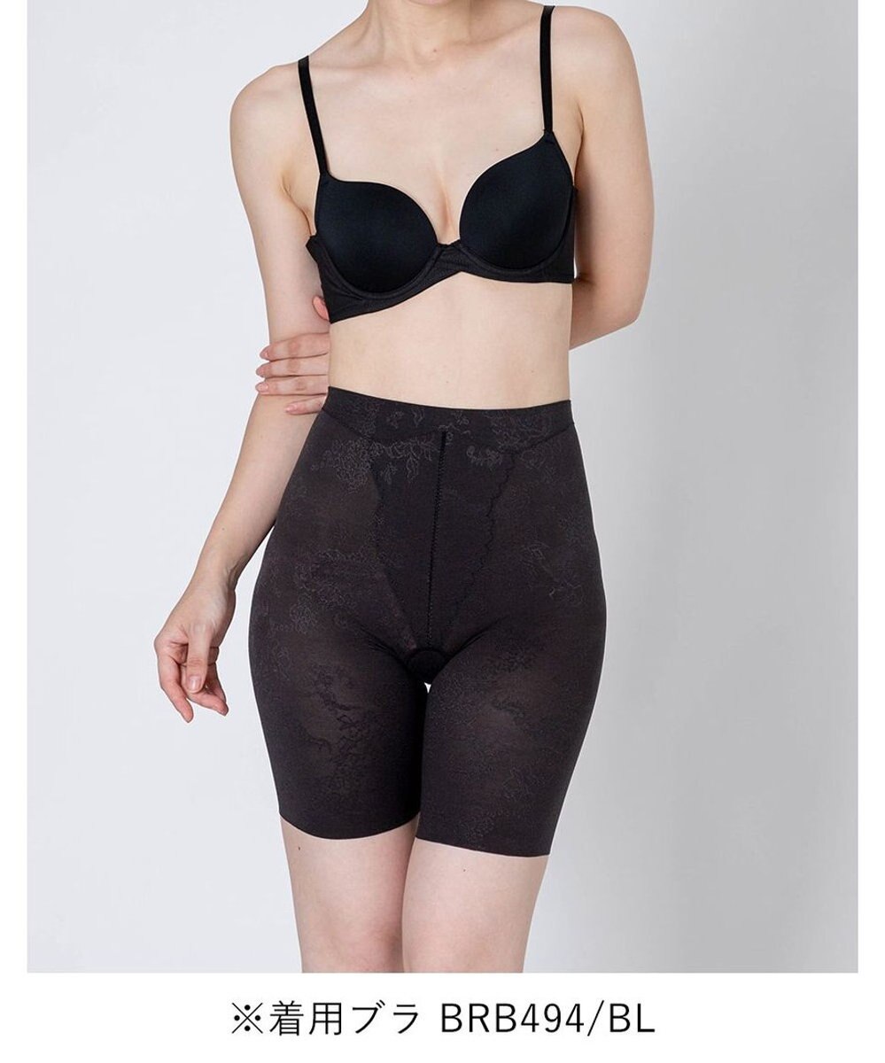 WACOAL ガードル ロング丈 【EverChic】 綿混メッシュ生地(本体) 通気性(本体) ほどよくおなか押さえ フリーカッティング仕様(裾) レディース GRC430 /ワコール 