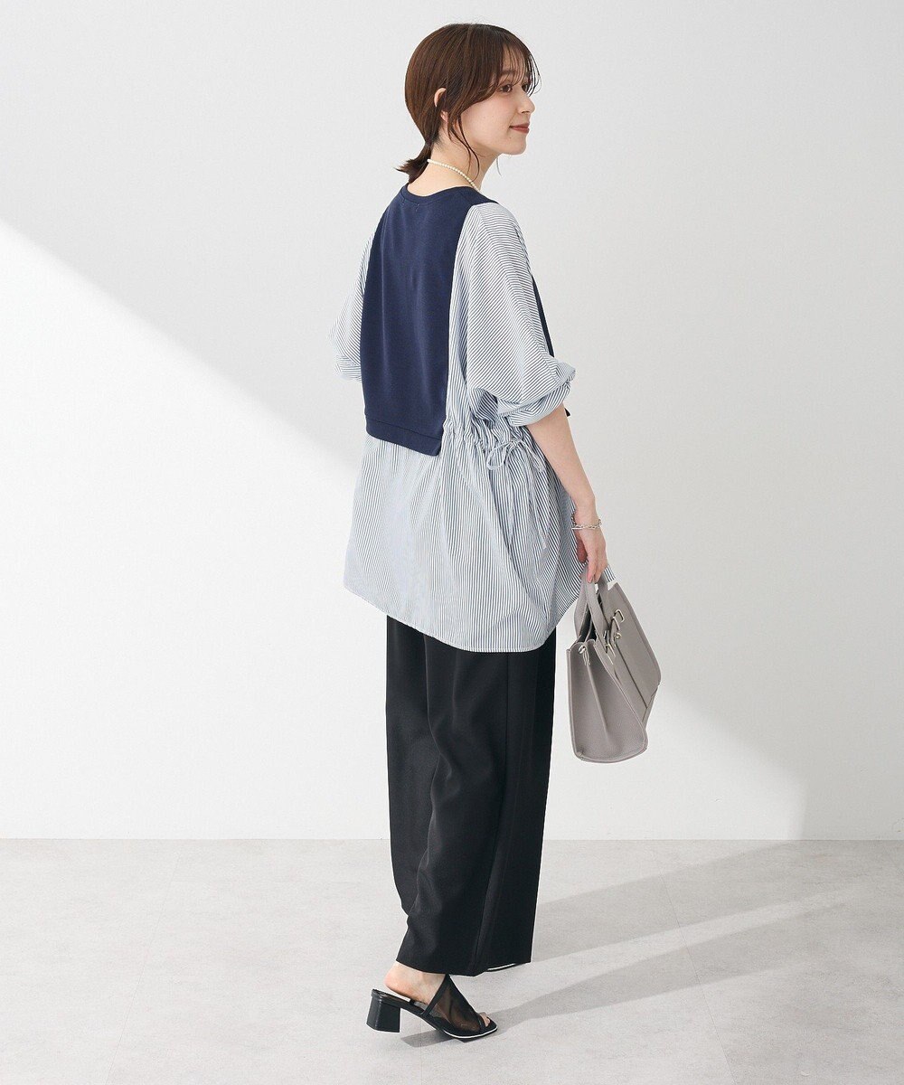 Green Parks 脇リボンドッキングチュニック 