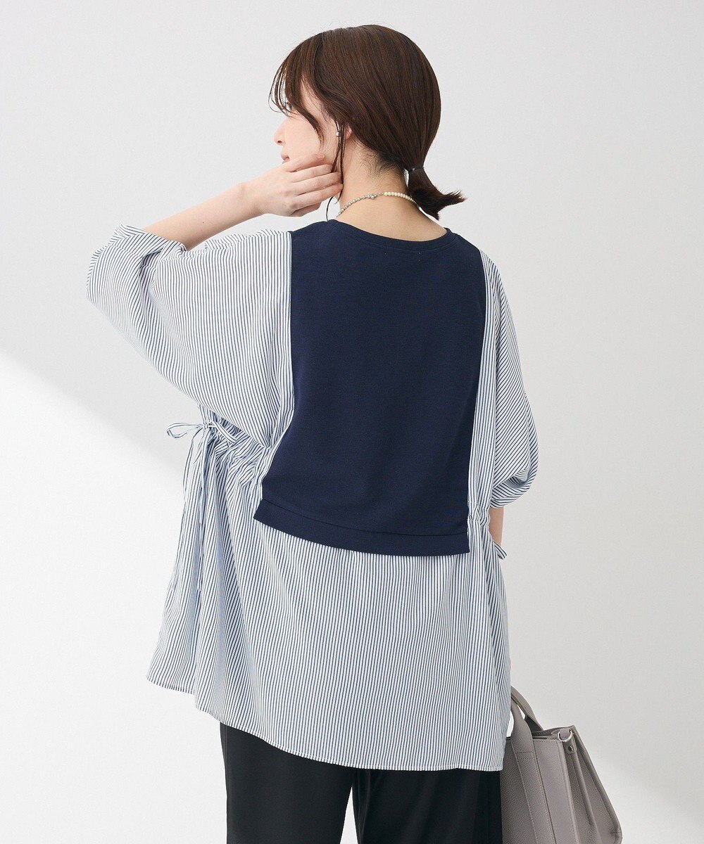 Green Parks 脇リボンドッキングチュニック 