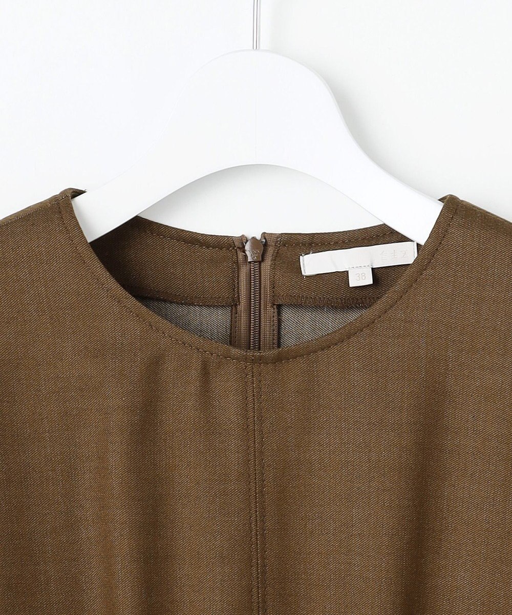 自由区 デニムライクツイル ワンピース 