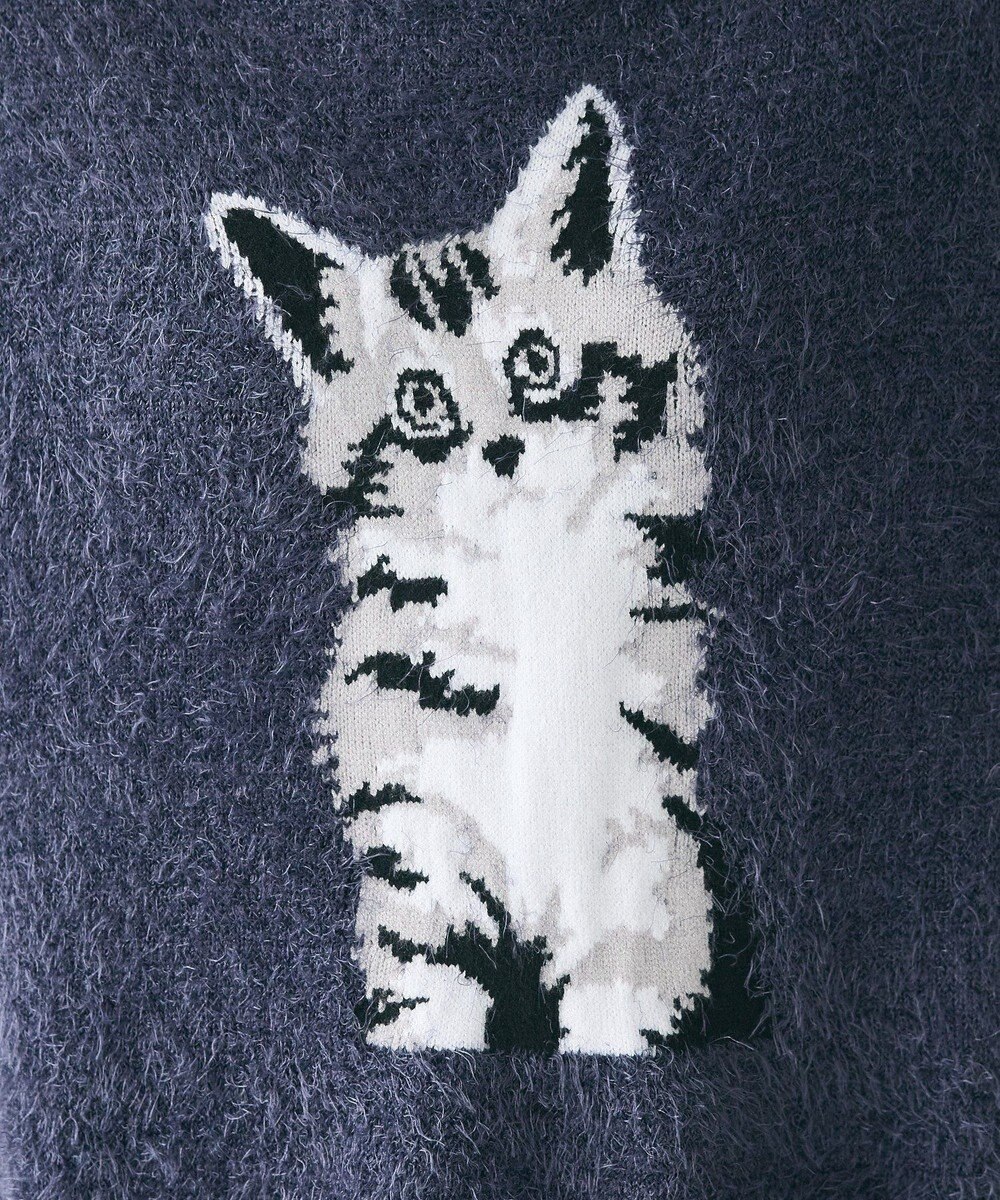 CRAFT STANDARD BOUTIQUE アニマルシャギーニットプルオーバー 