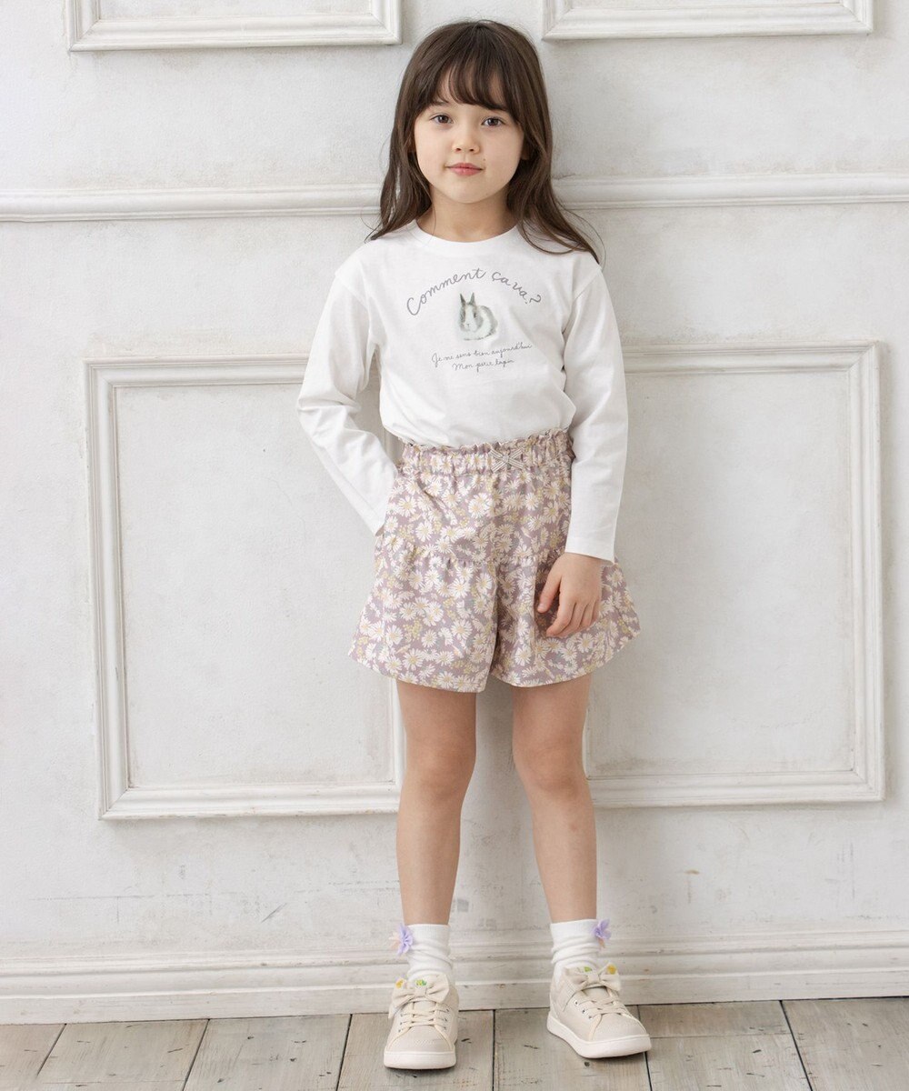 ANY KIDS アートモチーフ 長袖 Tシャツ 