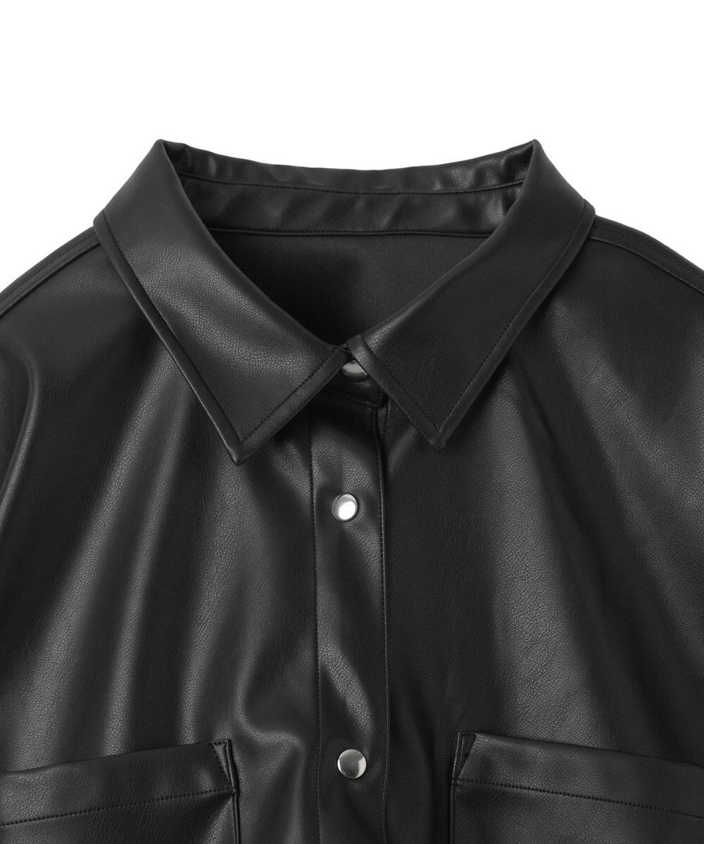 WEGO Fレザードロストショートシャツ 