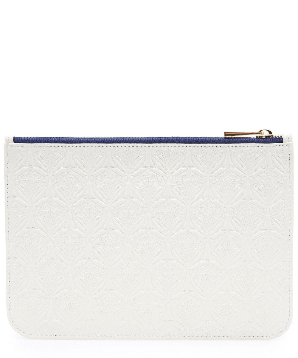 LIBERTY. ミディアム ポーチ エンボスレザー 