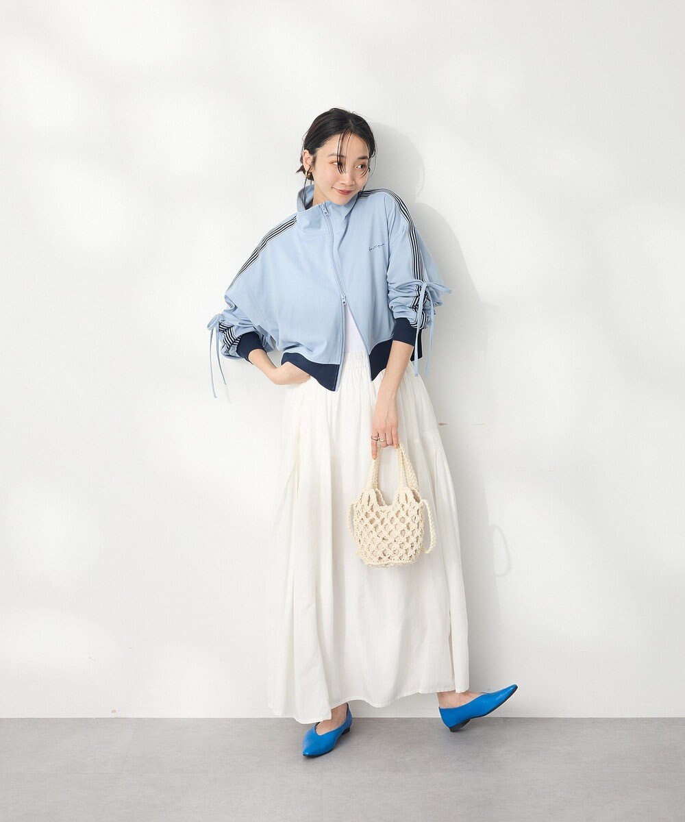 CRAFT STANDARD BOUTIQUE インド綿サイドタック切り替えスカート 