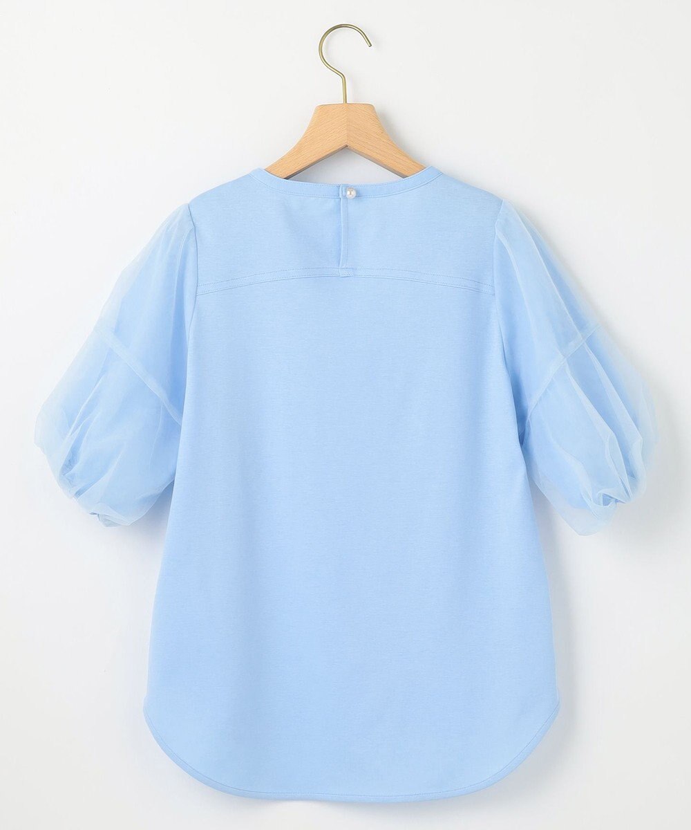 組曲 【人気につき新色追加！】チュールスリーブ カットソー 