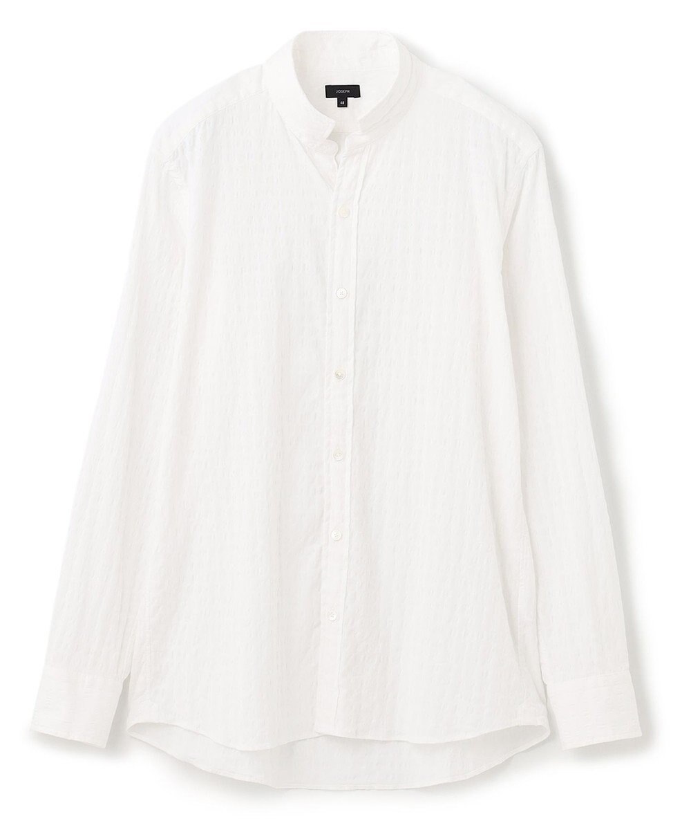 JOSEPH HOMME トリックジャガードストレッチ　ウイングカラーシャツ 