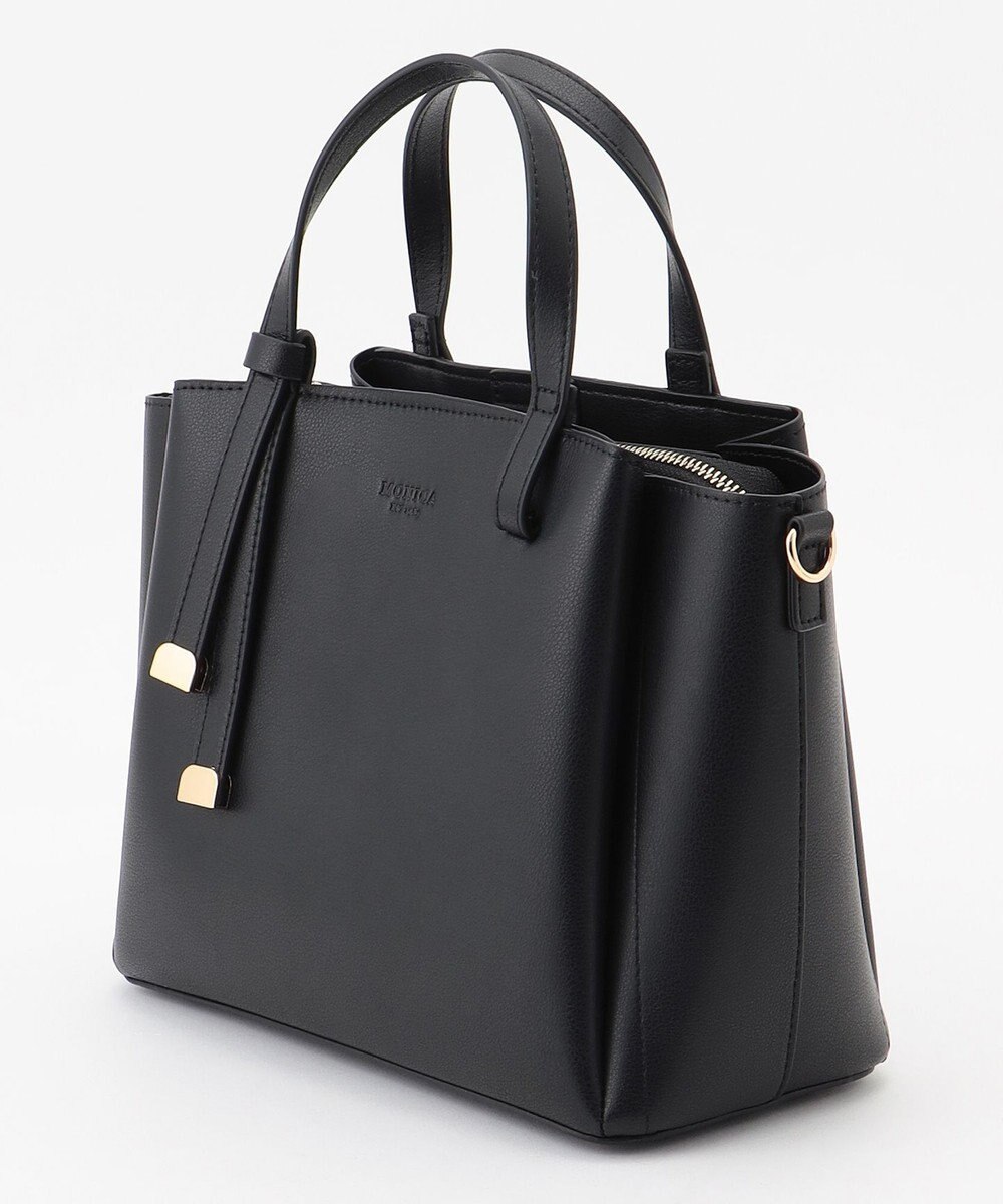 LA BAGAGERIE 【MONICA】ボウタイリボンハンドバッグ 