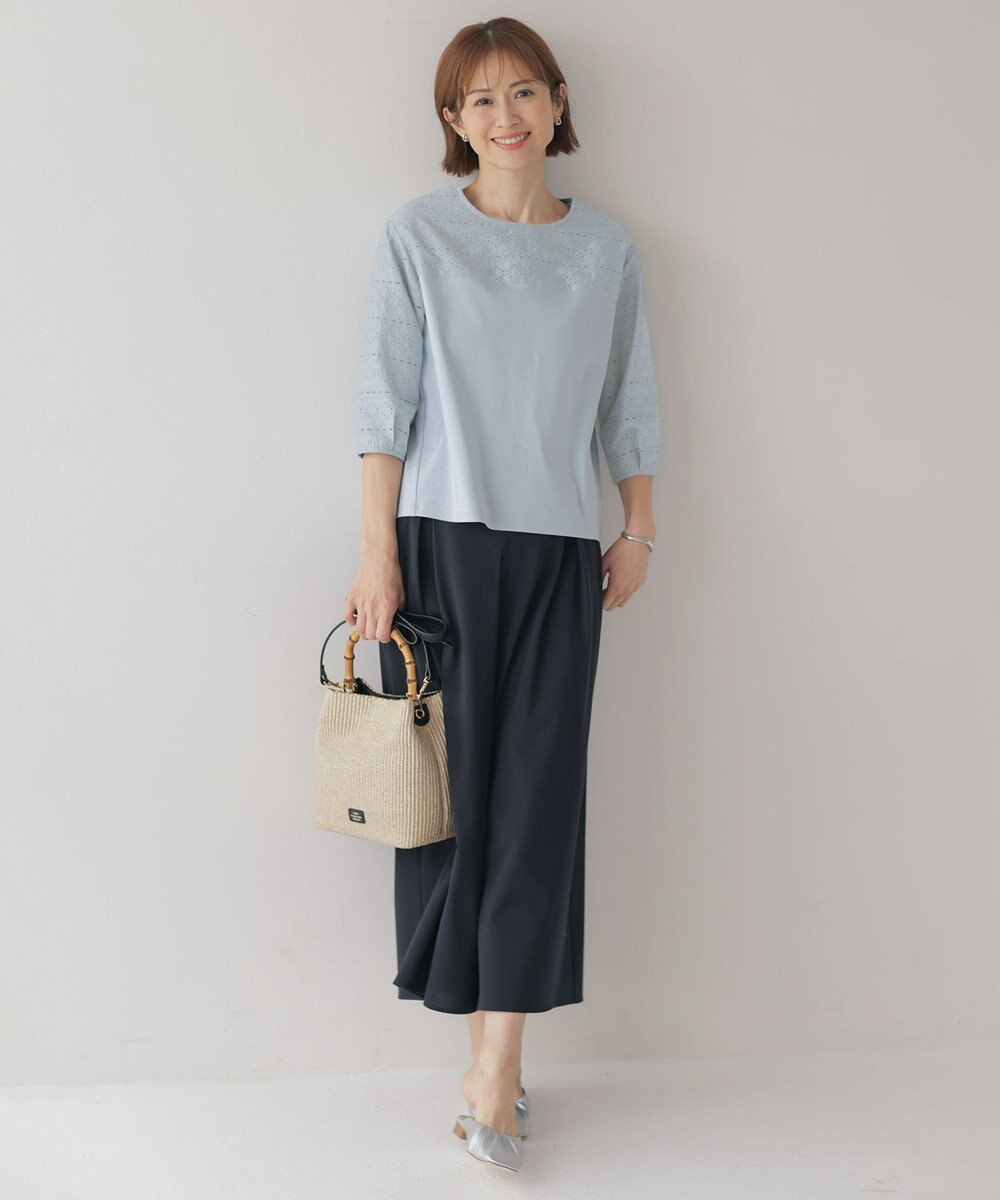 J.PRESS LADIES 【2way】 バンブー カゴ バッグ 