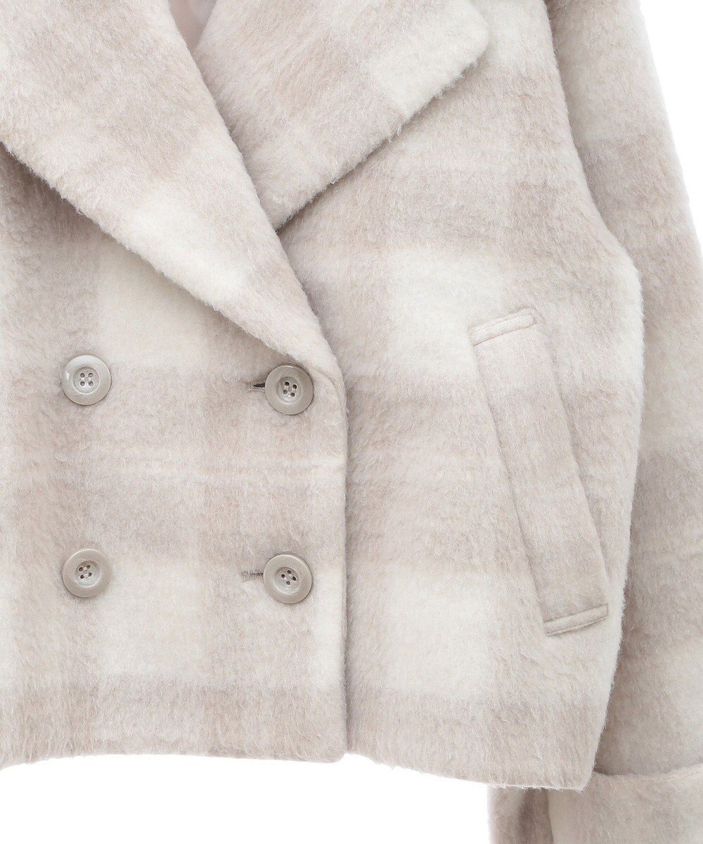 earth music&ecology シャギーショートコート 