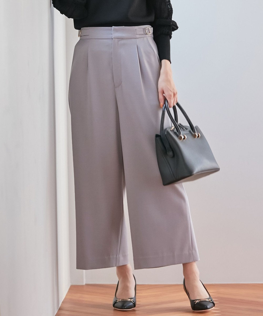 洗える サイドバックル ワイドパンツ Any Sis L ファッション通販 公式通販 オンワード クローゼット 洗える サイドバックル ワイドパンツ Any Sis L ファッション通販 公式通販 オンワード クローゼット