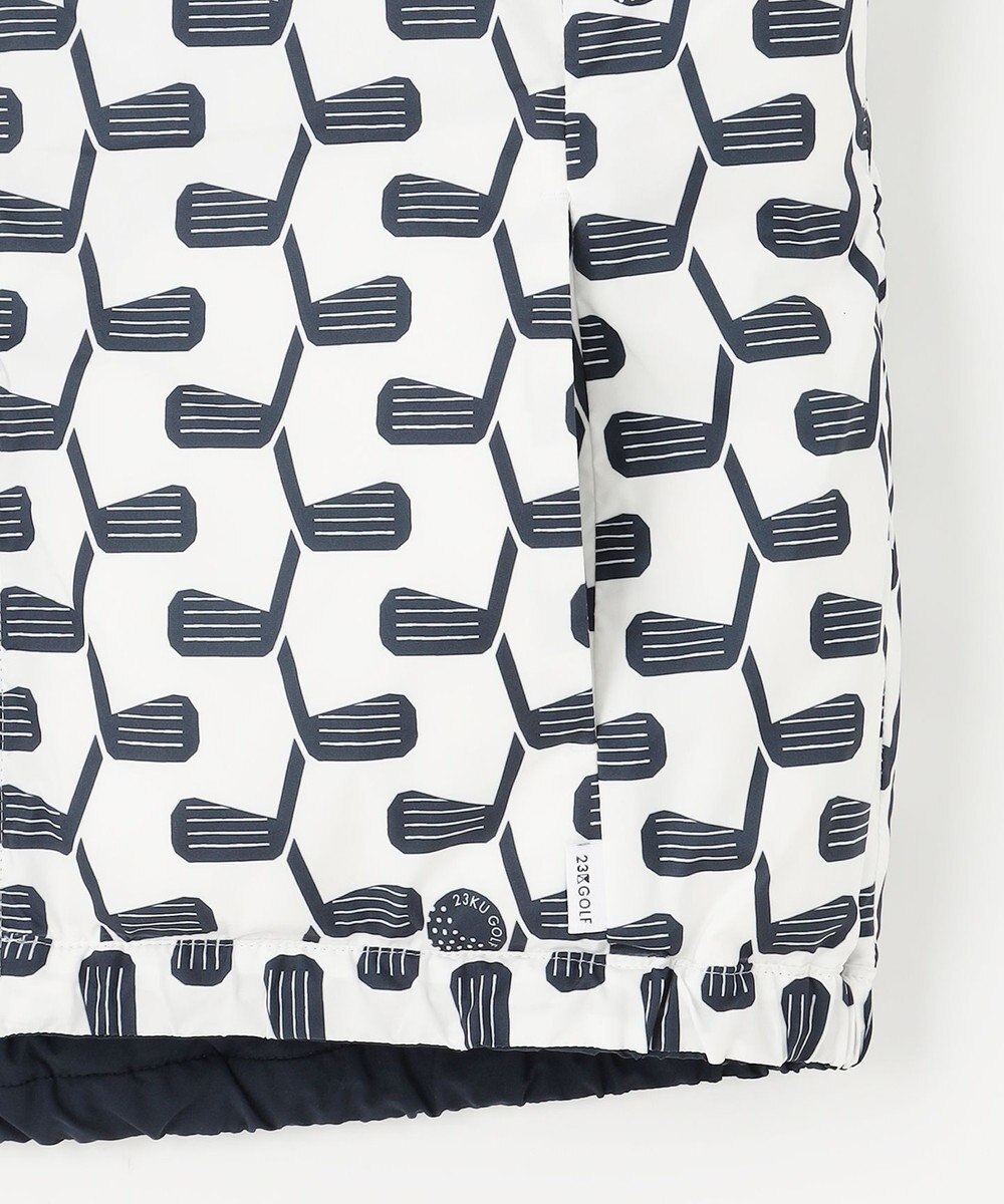 23区GOLF 【WOMEN】【撥水・ストレッチ】リバーシブル ダウンベスト 