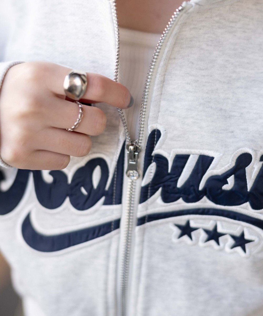 WEGO ロゴジップショートパーカー 