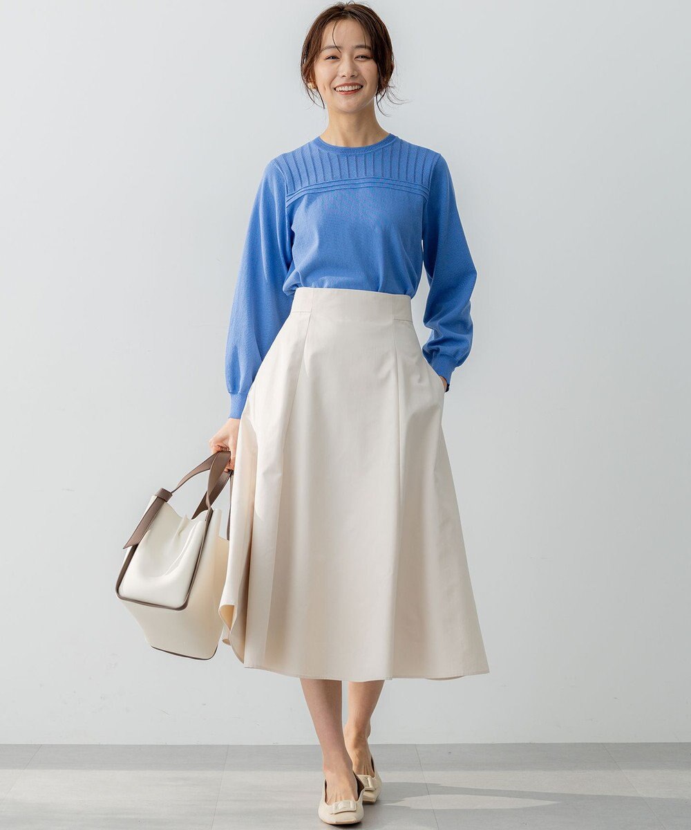 組曲 S 透かし柄 ニットプルオーバー 