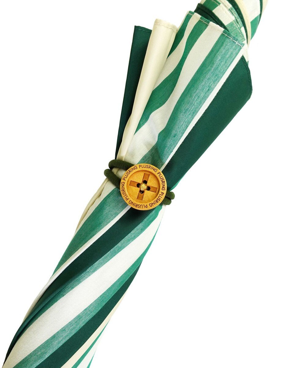 +RING UNISEX プラスリング 長傘 60cm GRN-STP T1351 