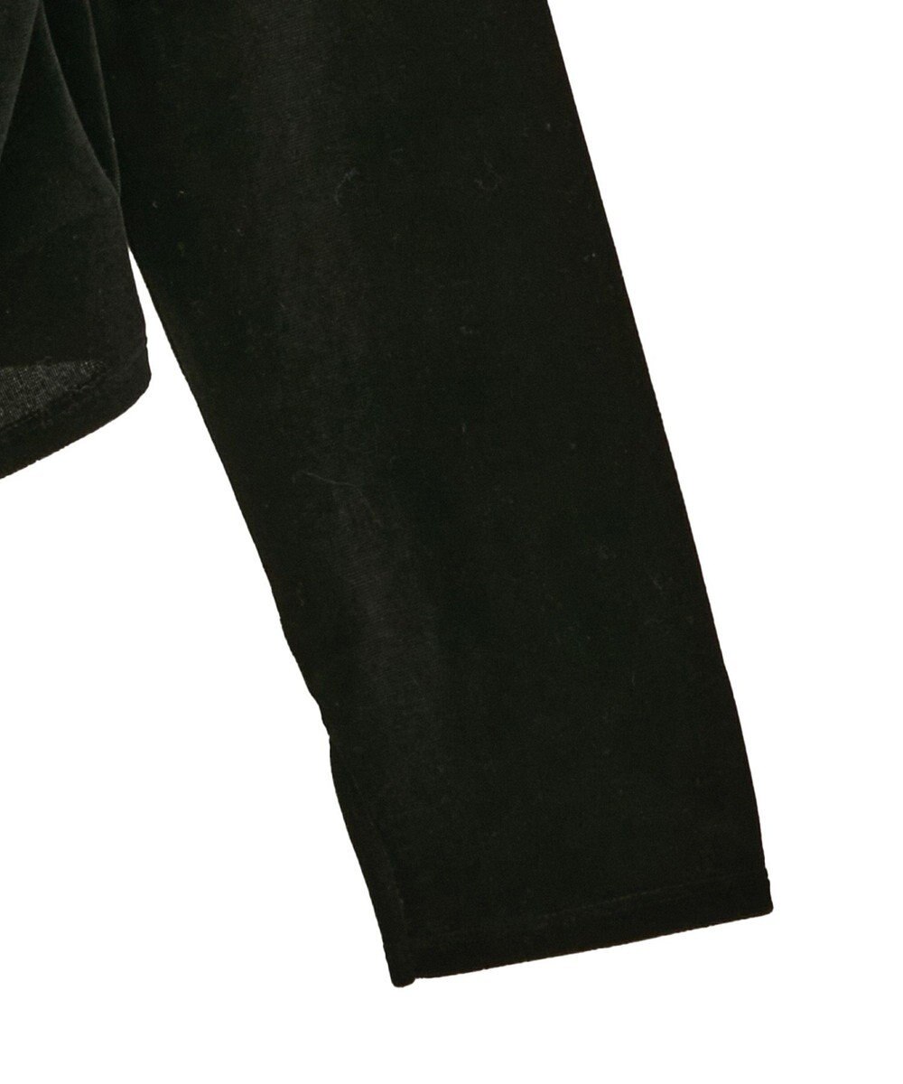 earth music&ecology シアーベロアドレープネックプルオーバー 