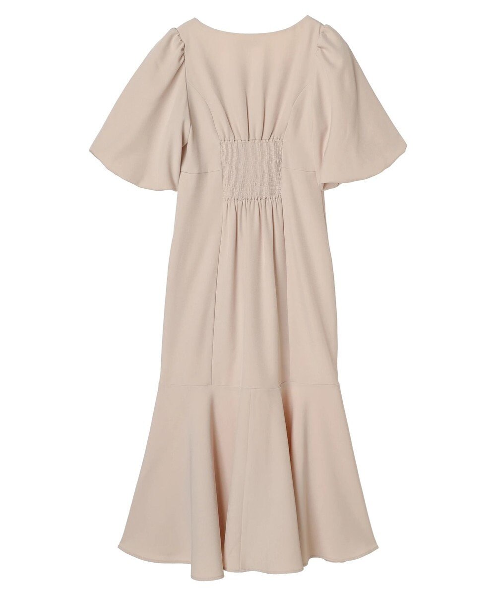 earth music&ecology フロントボタン裾フレアワンピース 