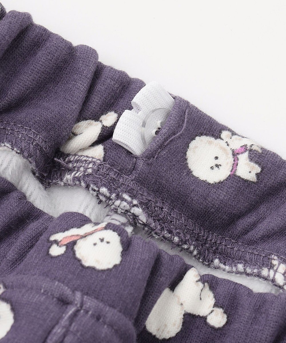 ANY KIDS 裏シャギー総柄ガーリーパンツ 