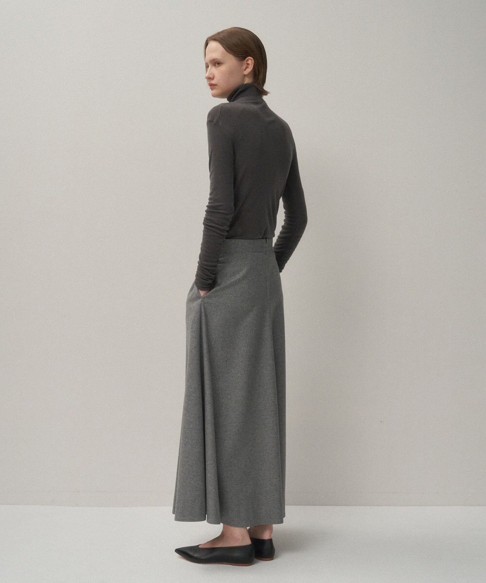 ATON TENCEL SILK CIRCULER RIB | ヘンリーネックセーター 