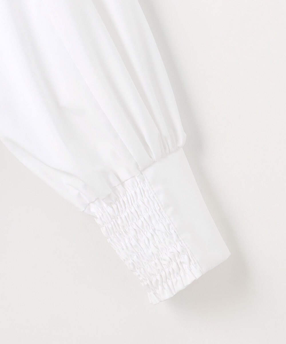 #Newans 【洗濯機可】シャーリングカフスシャツ 