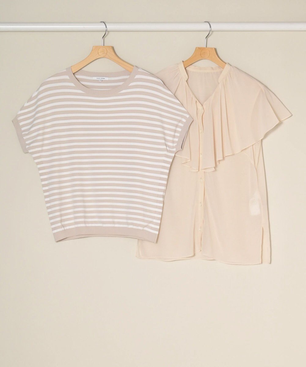 ONWARD Reuse Park スタッフおすすめ！トップスSET商品/サイズ38【23区】ニット春夏×【自由区】ブラウス春夏 