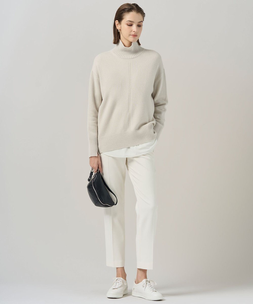 ICB 【洗える】 トリアセボディシェルピーチ スティックパンツ 