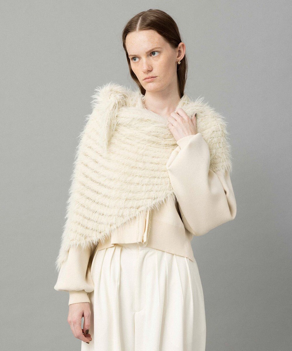 NAVE 【ReNAVE・洗える】メルティーシャギーニット ストール 