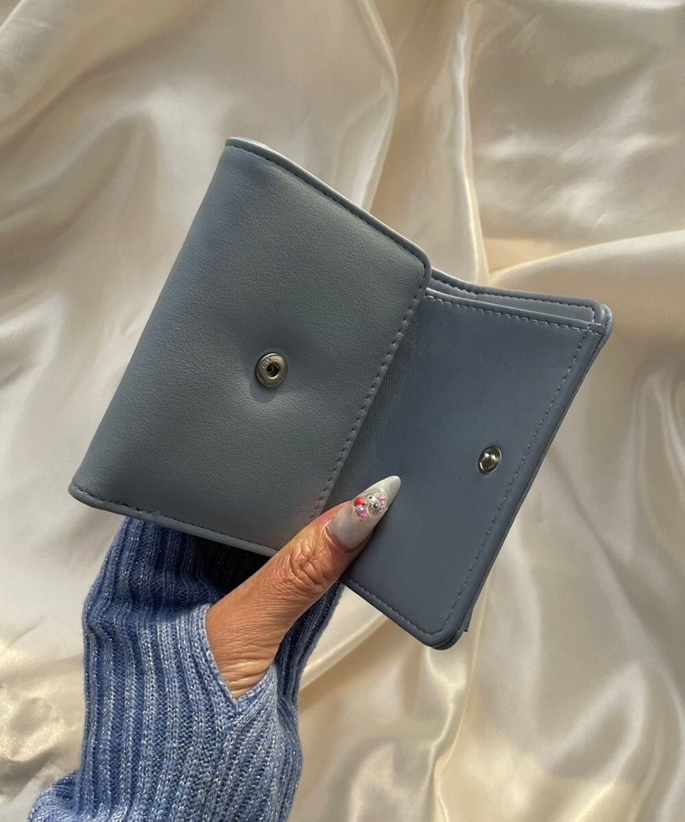 WEGO リボンフラップミニウォレット 