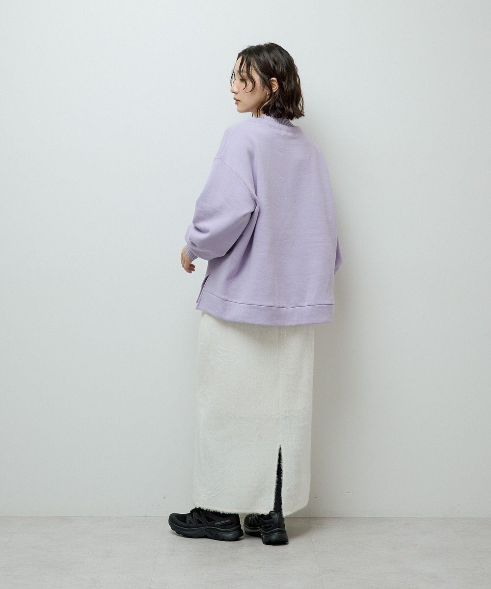 Green Parks リブドッキング裏起毛プルオーバー 