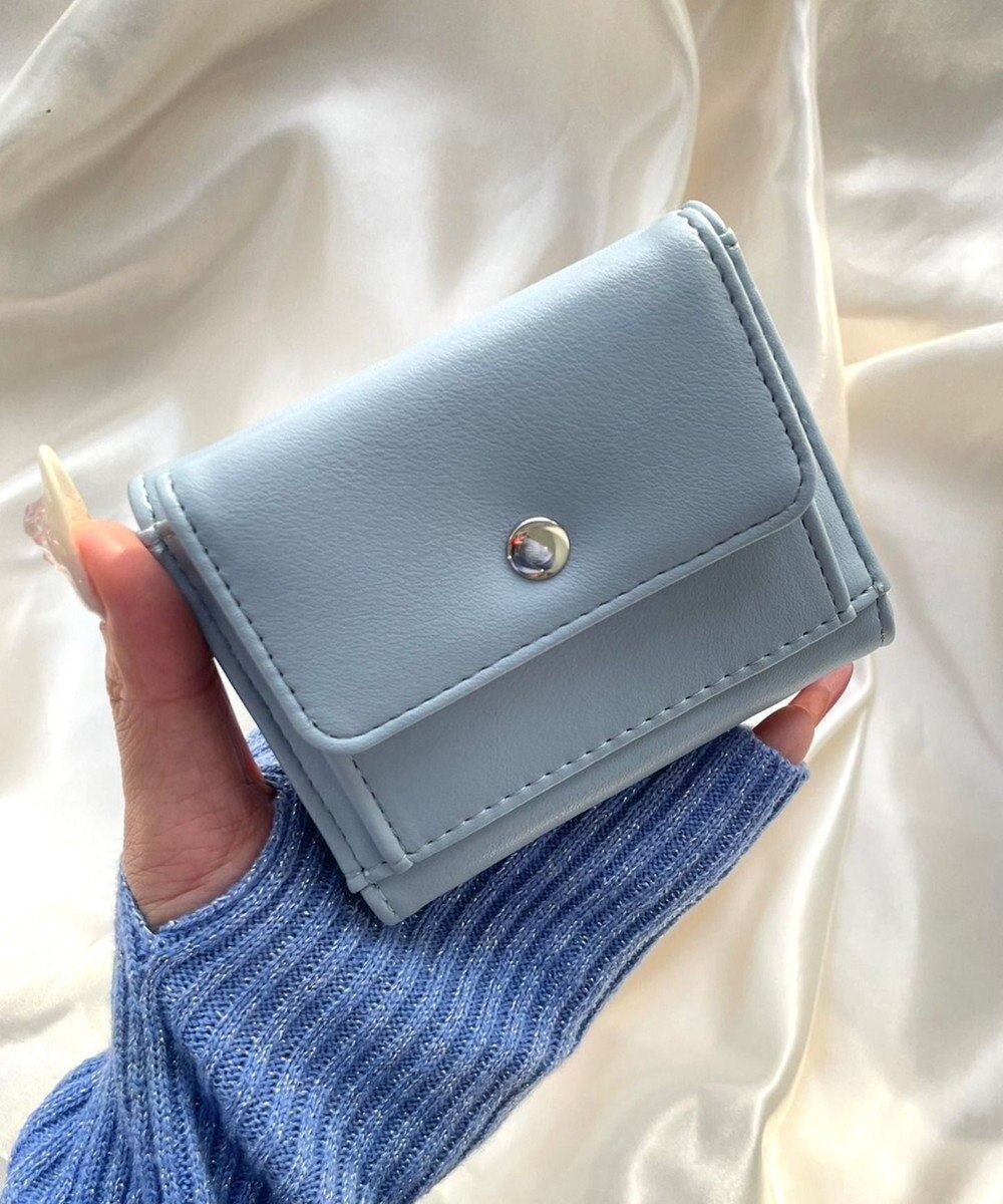 WEGO リボンフラップミニウォレット 