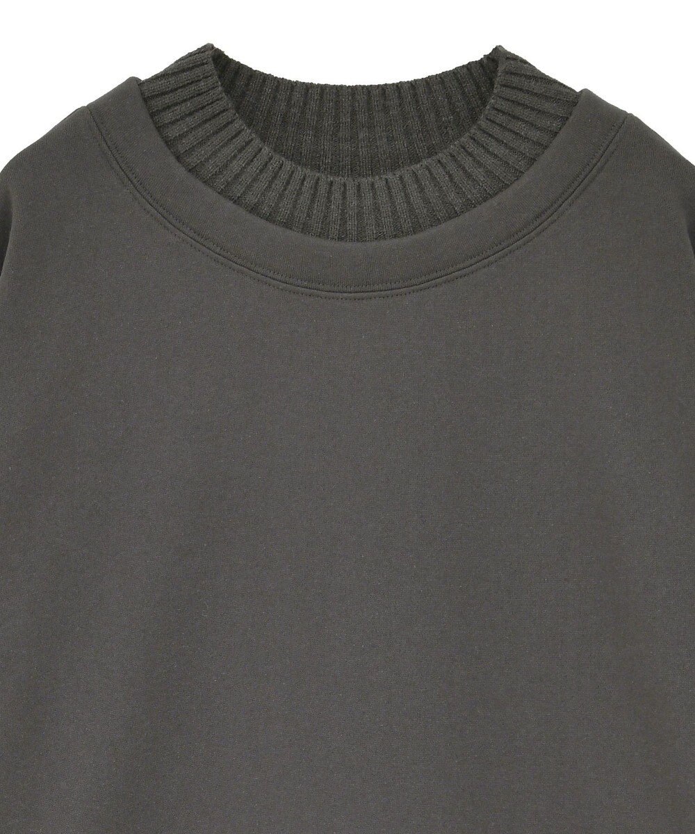 Green Parks リブドッキング裏起毛プルオーバー 