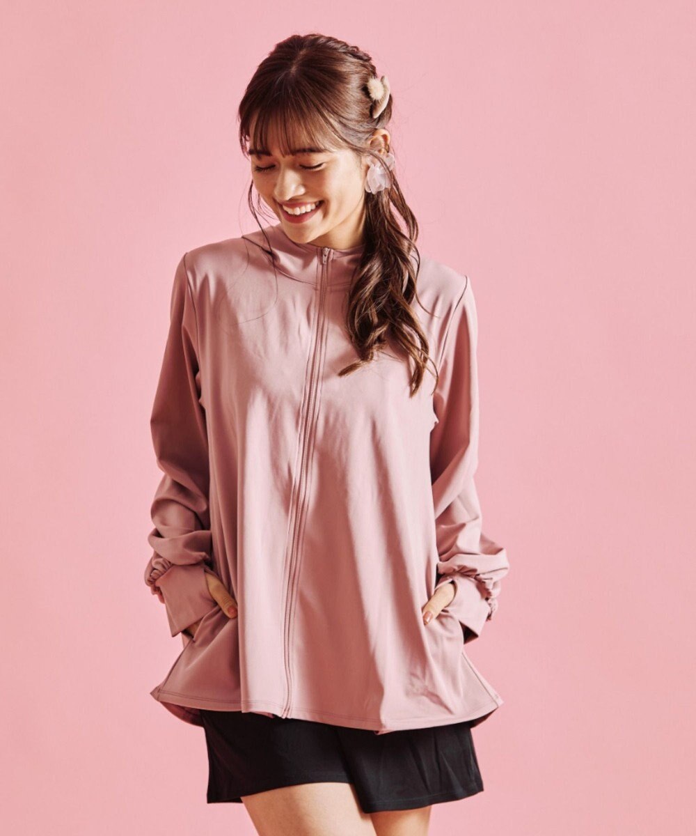 San-ai Resort（三愛水着楽園） 【WEB限定】ラッシュパーカー付き4点セット　9M・11L　【San-ai Resort（サンアイリゾート）】 