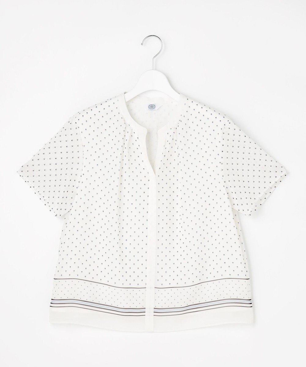J.PRESS LADIES L パネルプリント スキッパー カットソー 