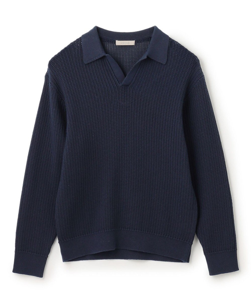 UNFILO MENS メッシュ ニットポロ [24年春夏商品] 