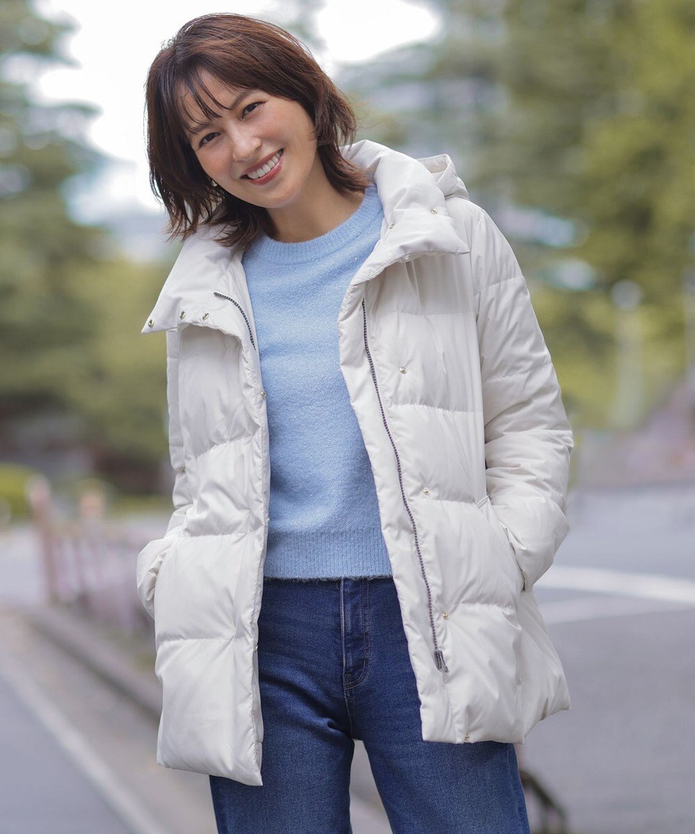 J.PRESS LADIES S 裏起毛ストレッチ デニム パンツ 