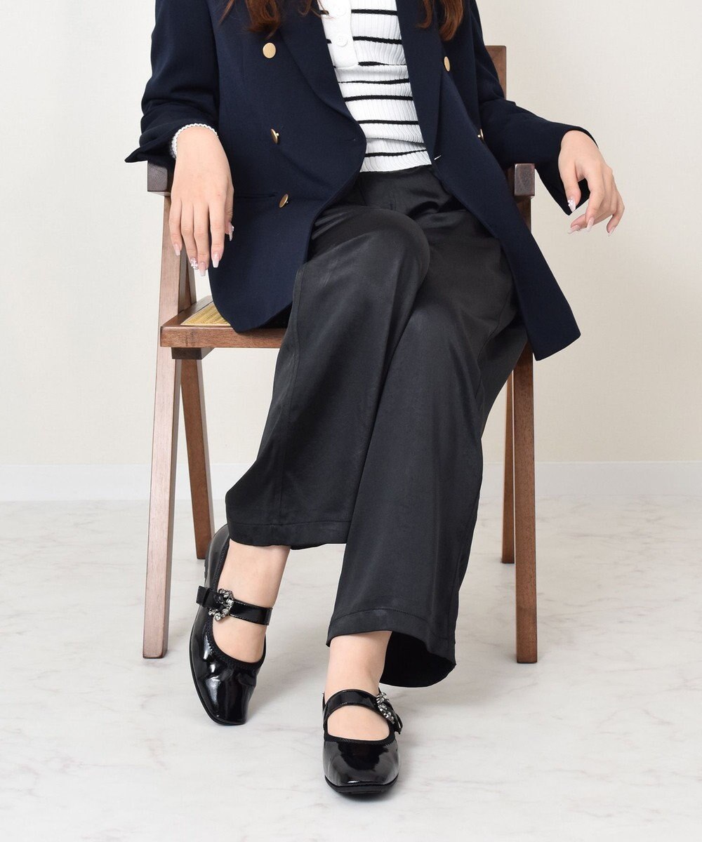 Bridget Birkin ＜3E＞【Bridget Birkin Walk】ビジューメリージェーンパンプス 