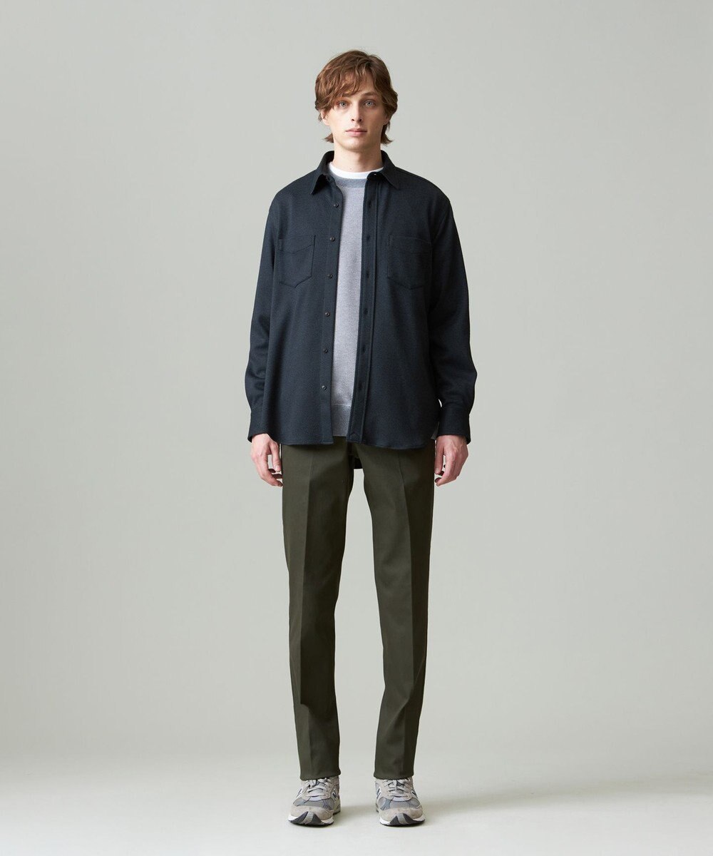 J.PRESS MEN ピースダイ トリコチンストレッチパンツ 