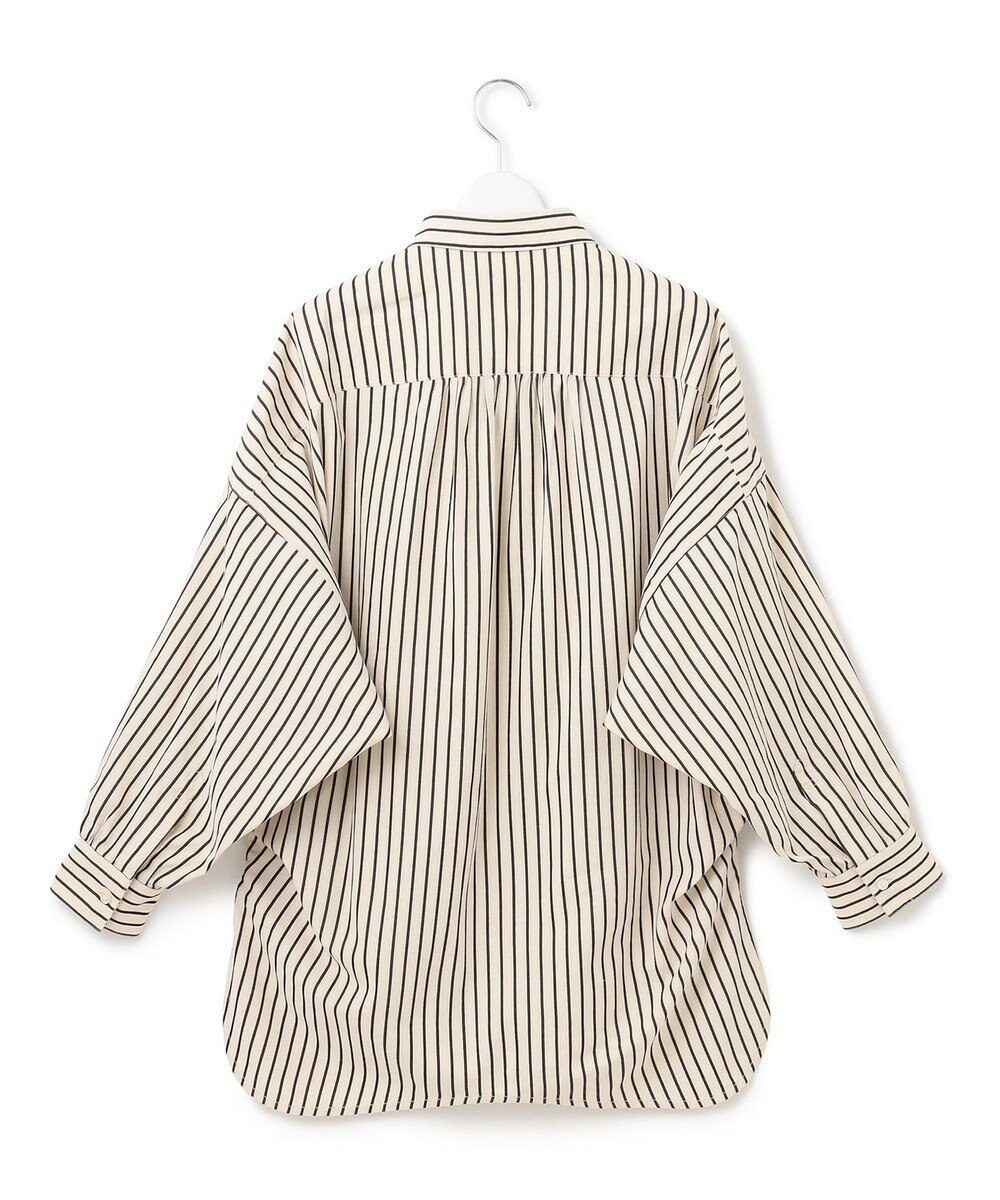 J.PRESS YORK STREET 【WOMEN】コットンタイプライター バックドレープブラウス 