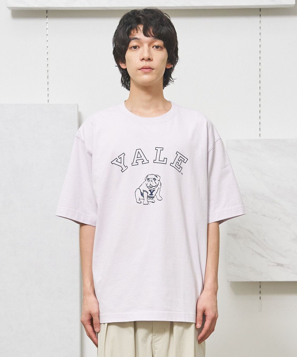 J.PRESS YORK STREET 【UNISEX】YALEブルドックプリント Tシャツ 