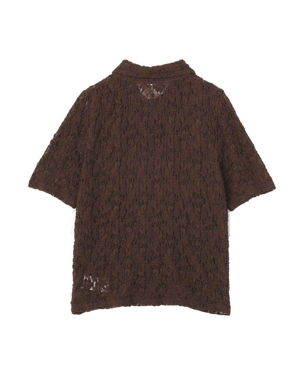 AMERICAN HOLIC 半袖襟付きレースカーディガン 
