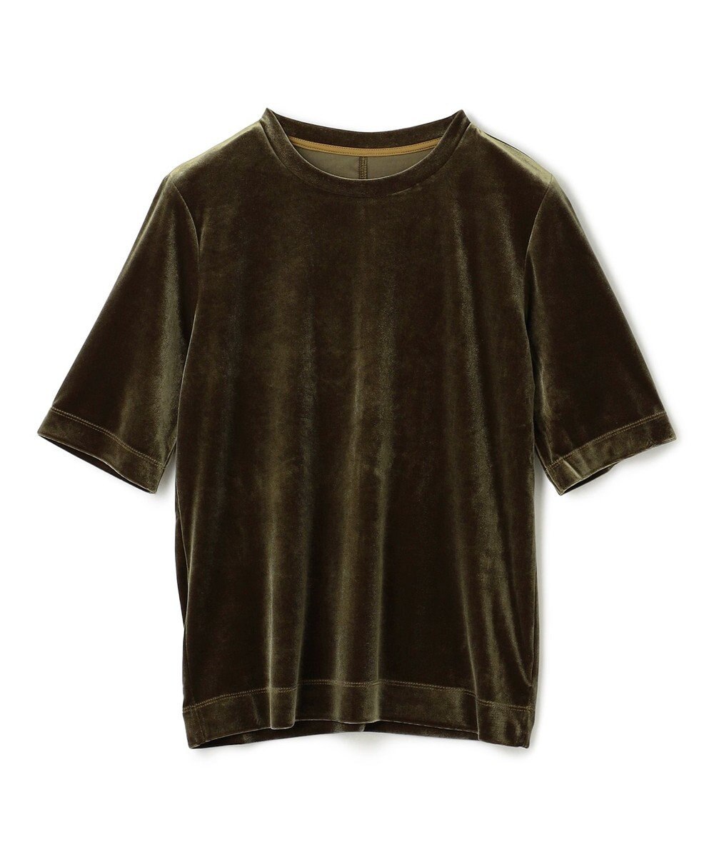 UNFILO ストレッチ ベロアＴシャツ 