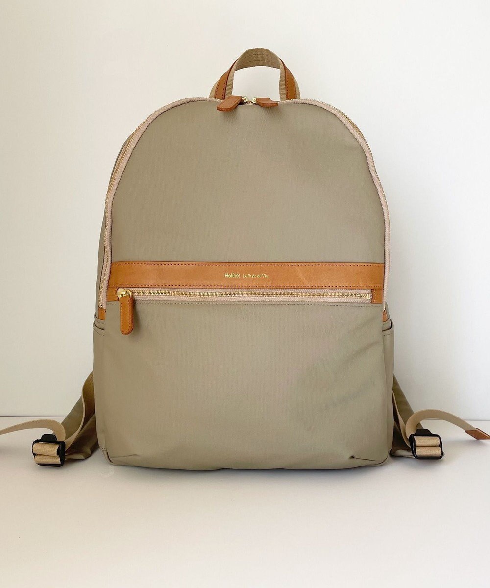 Hekhèr Le Style de Vie 【日本製 / A4サイズ対応/汚れにくい】PUコットンキャンバス リュックサック 